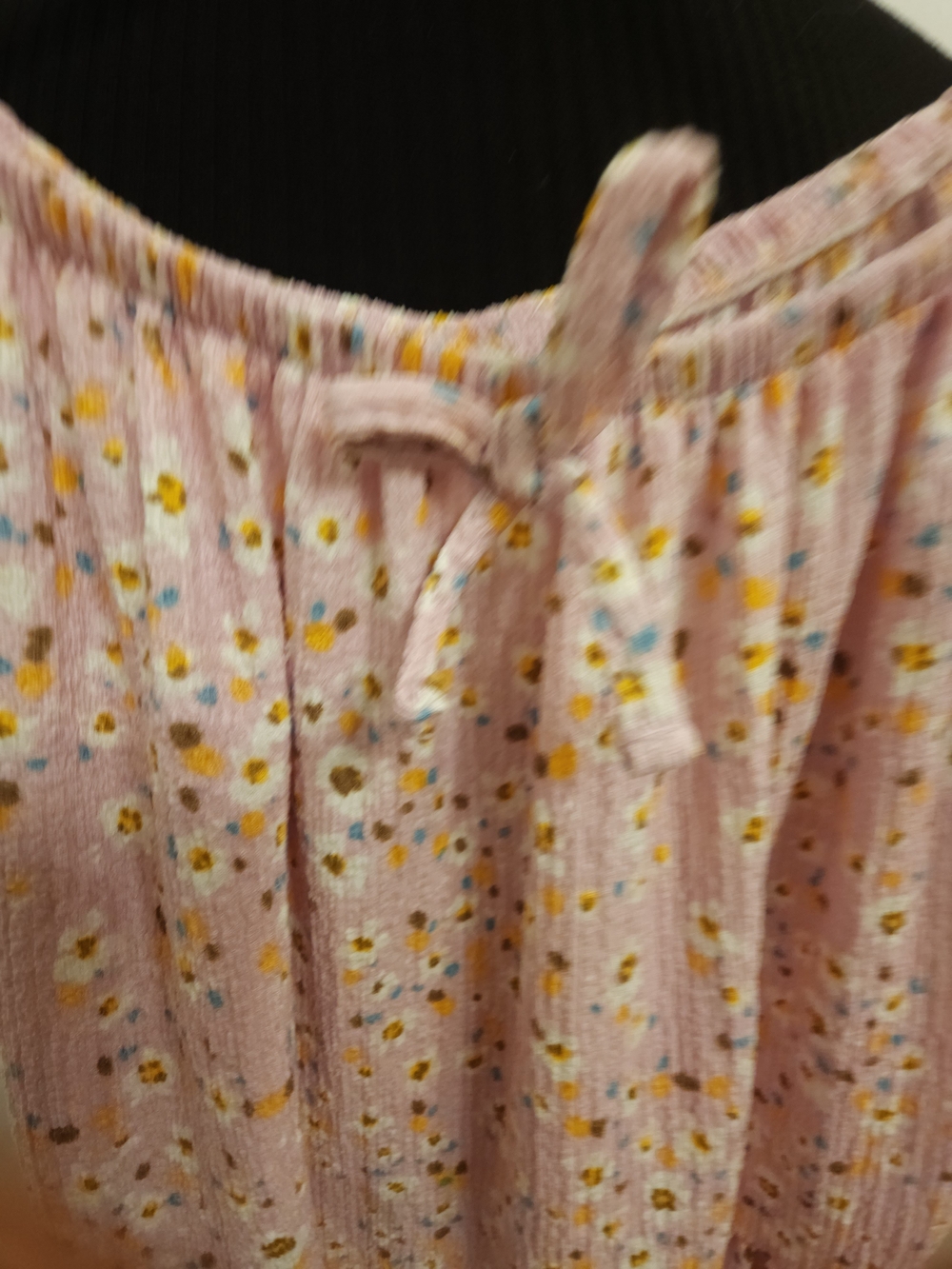 2 Zara Girls Pink Floral Puff-Sleeve Tiered Dresses with Bow - Picture 6 of 9